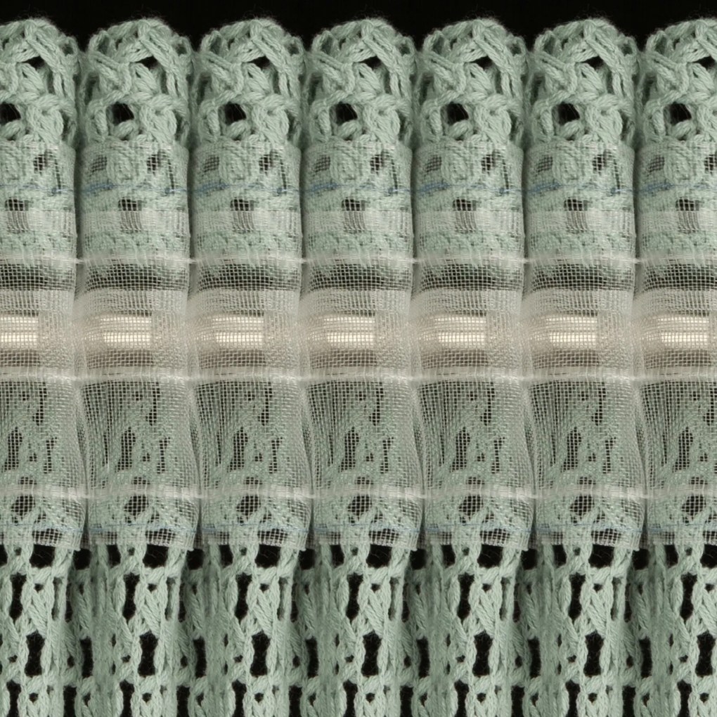 ZÁVES NA PÁSKE GABBY 140X270 CM MÄTOVÁ