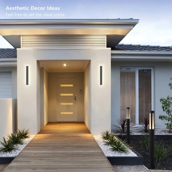 Brilagi - LED vonkajšie nástenné svietidlo LINEAR LED/12W/230V 3000K IP65 antracit