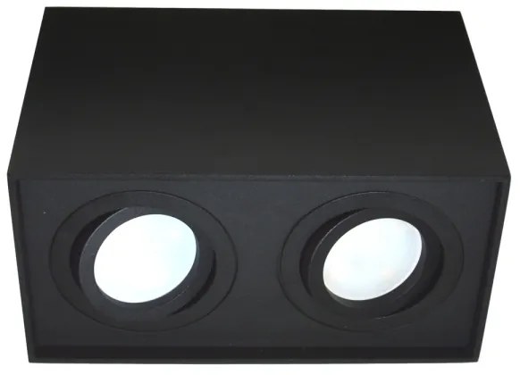 Bodové svietidlo SIROCO 2xGU10/30W/230V čierna