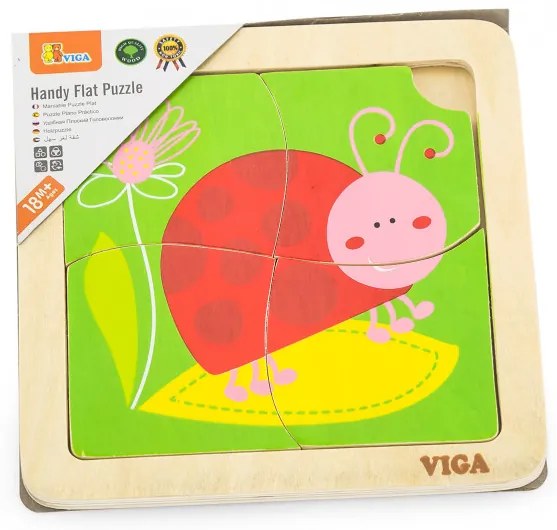 Puzzle na podložke Viga 50140 lienka