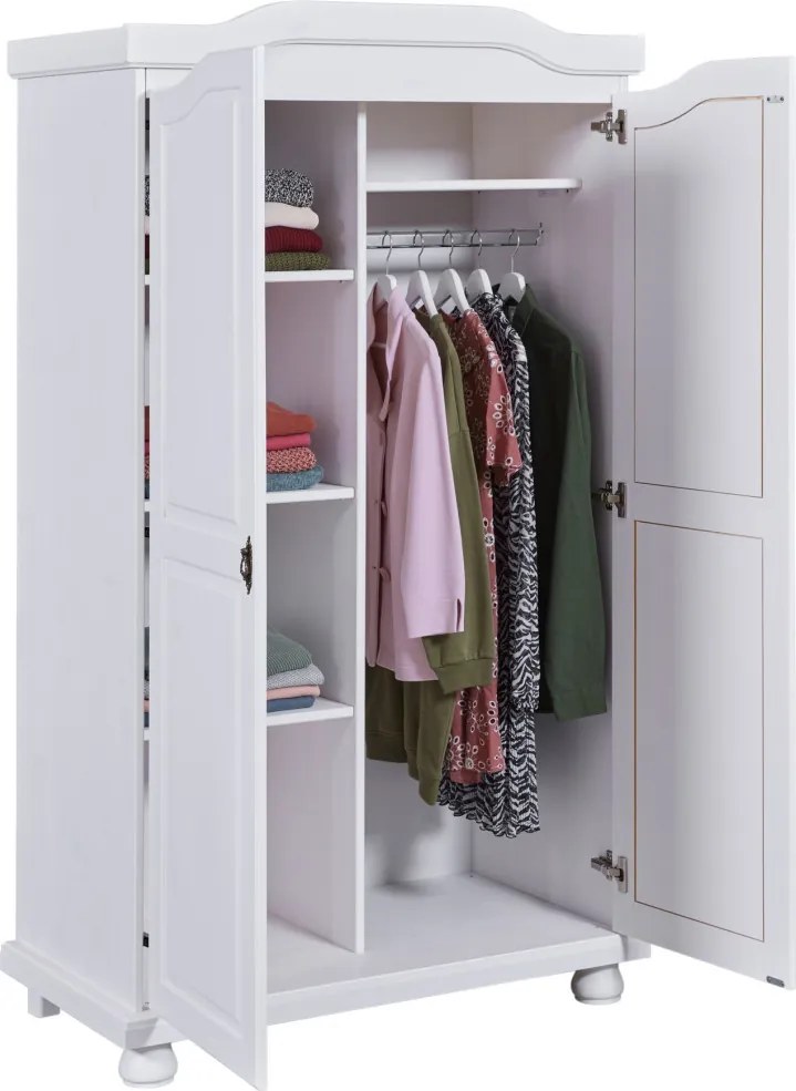 Šatníková skriňa Hedda, bielena borovica