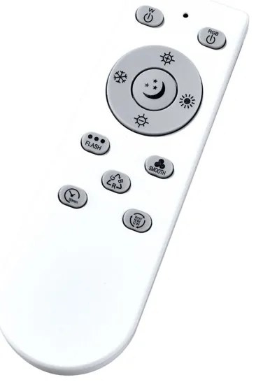 LED RGBW Stmievateľný panel LED/24W/230V 3000-6500K + diaľkové ovládanie