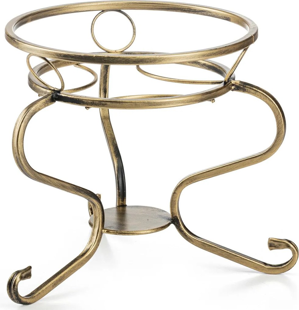 STOJAN NA KVETINÁČ GREGG 28X33 CM ZLATÁ