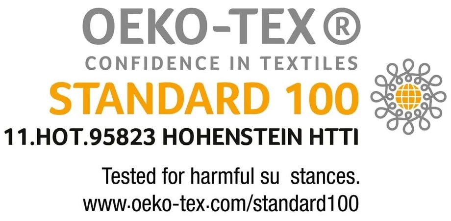 Biele/taupe bavlnené obliečky na dvojlôžko/predĺžené 240x220 cm Goyave – douceur d'intérieur