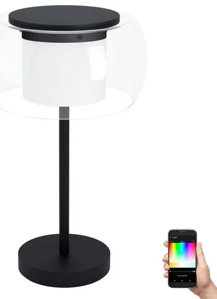 Eglo 99024 - LED RGB Stmievateľná stolová lampa BRIAGLIA-C LED/15W/230V