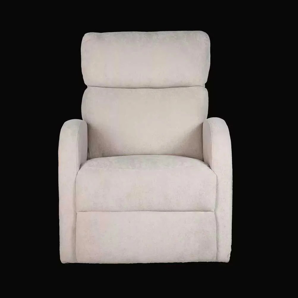 LuxuryForm DESIGN Televízne kreslo BRUNO otočné s polohovaním - béžové