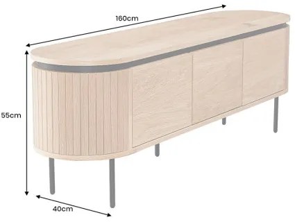 TV-skrinka 47450 Atelier 160cm Natural Dub Dyha  - Komfort-nábytok