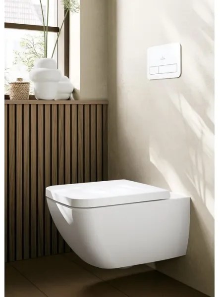 Villeroy & Boch 922400RE - splachovacie tlačidlo VICONNECT, lesklé biele