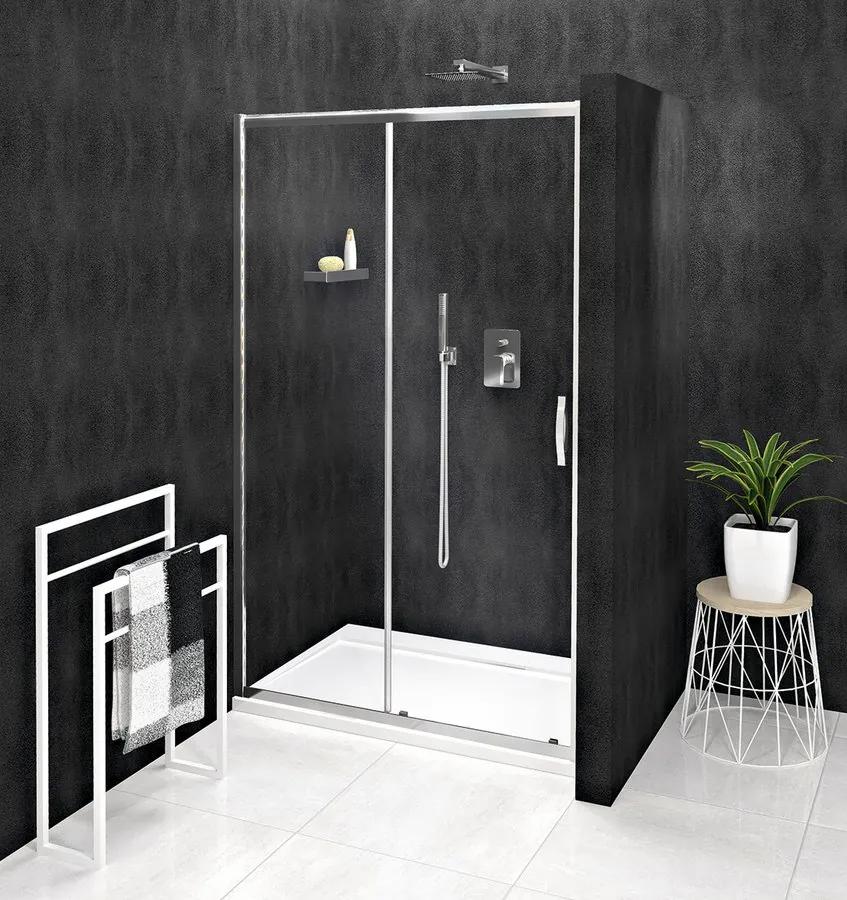 Gelco, SIGMA SIMPLY sprchové dvere otočné 780-820 mm, sklo Brick, GS3888