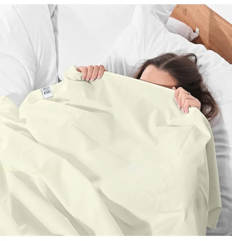 Plachta posteľná maslová pevná EMI, Pevná plachta 140x220