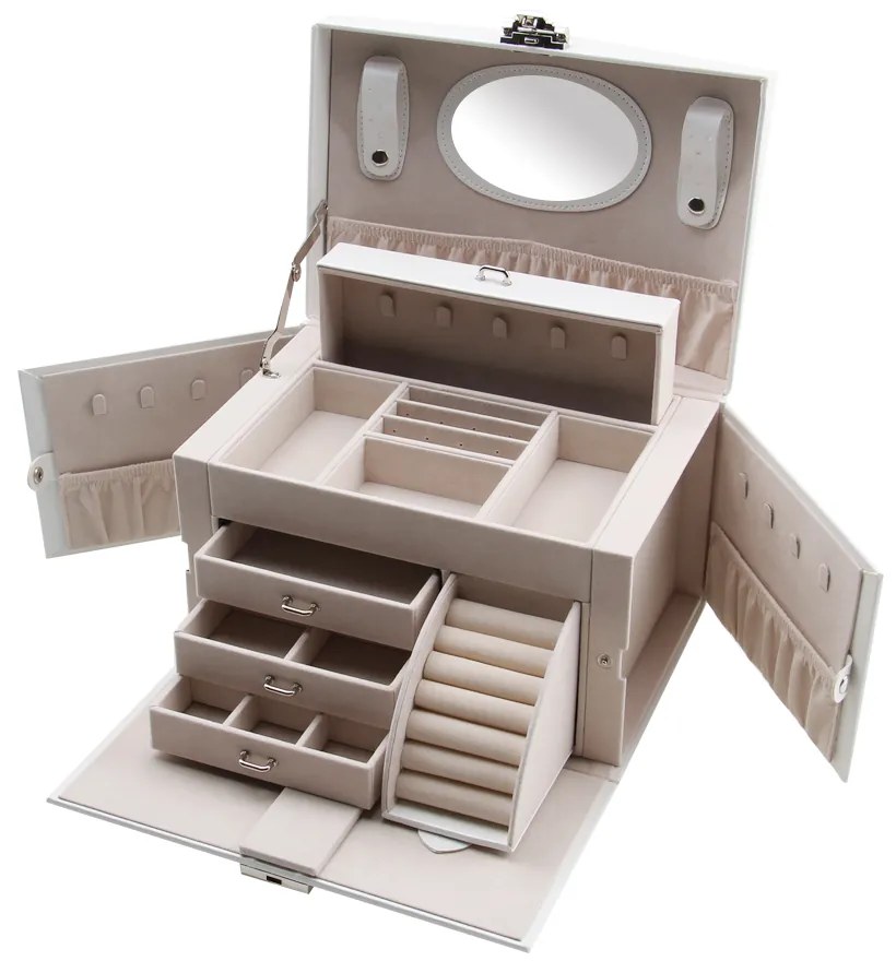 Bezdoteku Šperkovnica Lucy biela