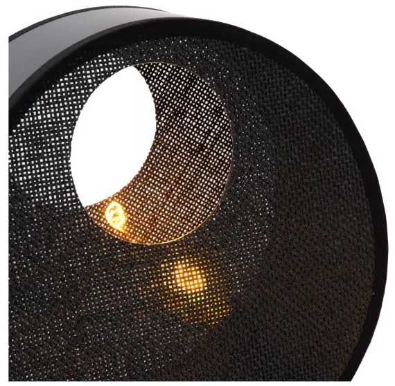Lucide 10517/01/30 - Stolná lampa LOXIA 1xE14/40W/230V čierna