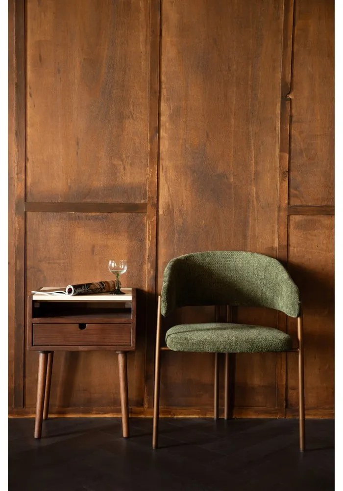 Hnedý nočný stolík Arda – Dutchbone