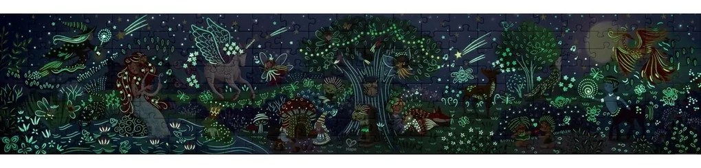 Hape Puzzle - Magický les, dĺžka 1,5 m