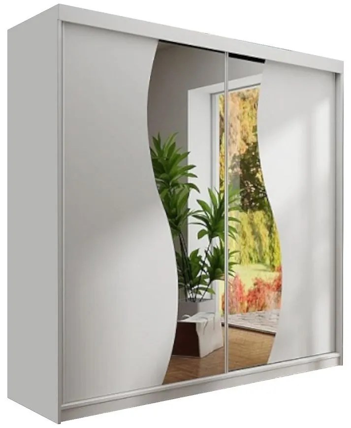 Skriňa Top 8 200 Biely