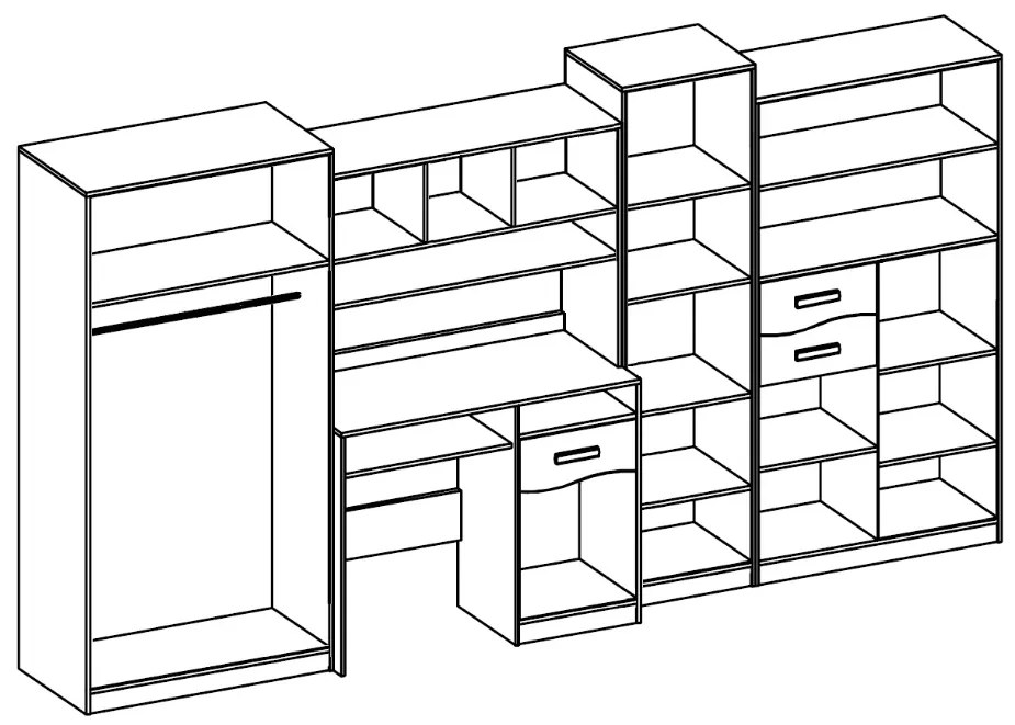 Nábytková stena Markus