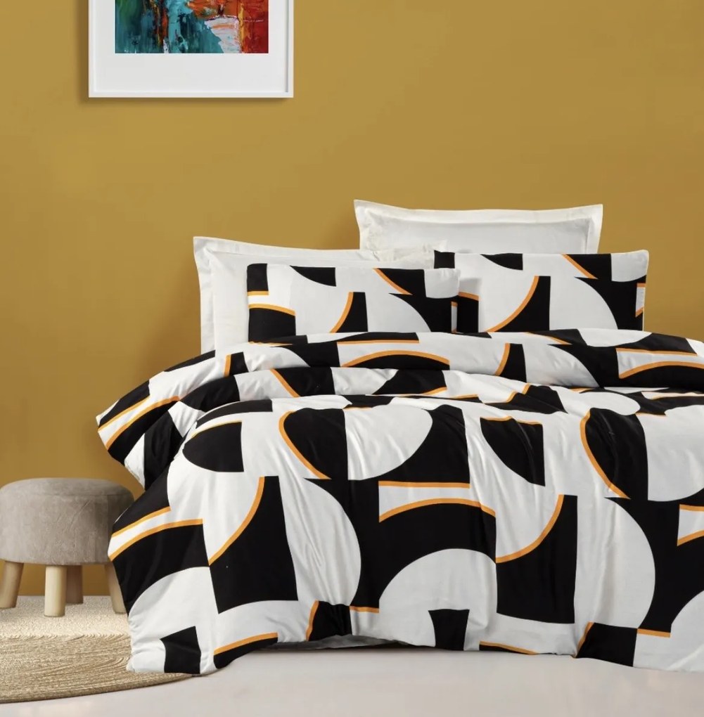 Obliečky bavlnený satén Alfonzo 200x140cm+90x70cm TiaHome