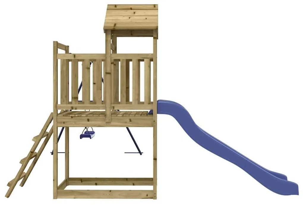 Vonkajšia súprava na hranie impregnovaná borovica