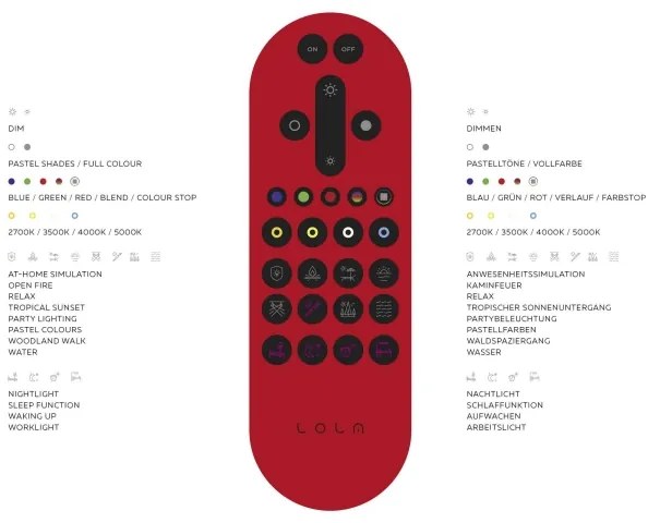 Leuchten Direkt 11995-55 - LED RGB Stmievateľný luster SWING LED/24,4W/230V + DO