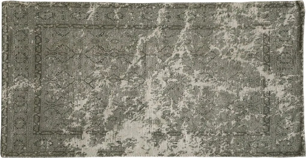 Zelený koberec so vzorom French print verte - 150*75 cm