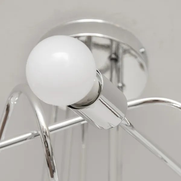 Prisadený luster OXFORD 5xE27/15W/230V lesklý chróm