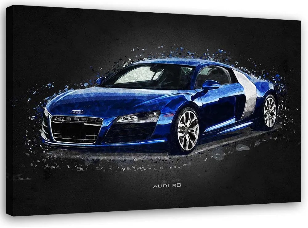 Gario Obraz na plátne Audi R8 - Gab Fernando Rozmery: 100 x 70 cm