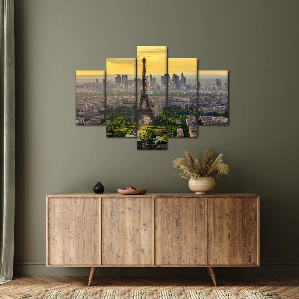 Obraz - Panoráma Paríža (150x105 cm)