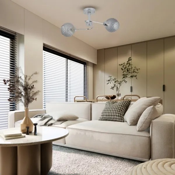 Prisadený luster OAKLAND 2xE27/60W/230V