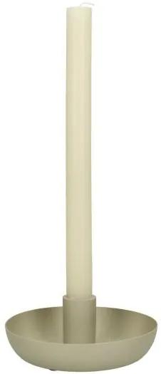 Kovový svietnik Candle Stick, Ivory, Ø13,5 cm