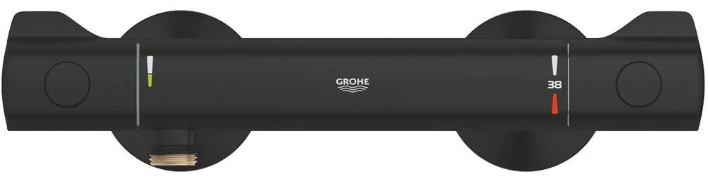 GROHE Grohtherm 800 termostatická sprchová batéria nástenná, matná čierna, 1022022430