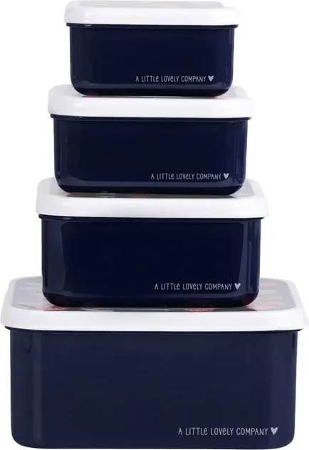 Sada 4 boxov na obed a desiatu Jahody