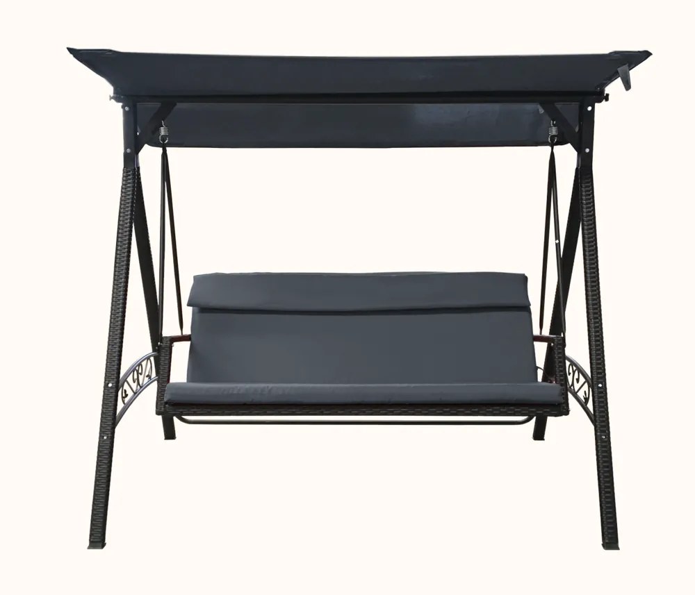Rojaplast RATTAN záhradná hojdačka