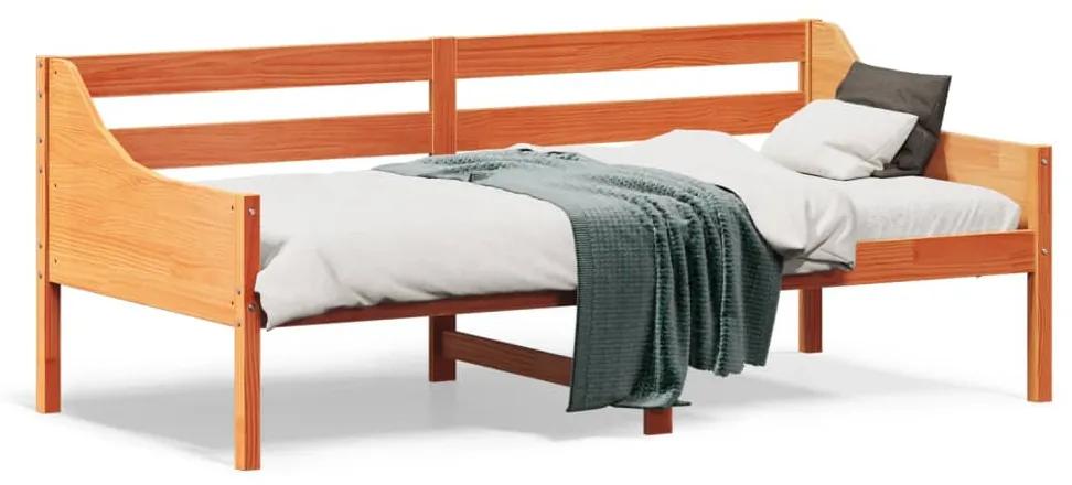 Denná posteľ voskovo hnedá 90x190 cm borovicový masív 842841