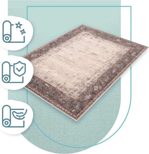 Koberec Dywilan Moon Pamuk strieborný