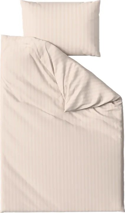 Hotelové obliečky z mikrovlákna JASMINE šampanské - prúžok 2 cm, hotelové vrecko Rozmer obliečky: 70 x 90 cm | 140 x 200 cm