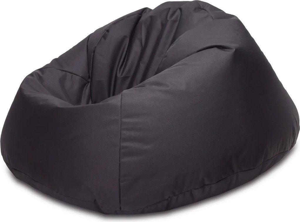 INTERMEDIC SK - Sedací vak MAXI 140x70 cm z polyesteru | rodinný vak, veľké kreslo, 570 l Farba: NC15 - Hnedá tmavá (Polyester)