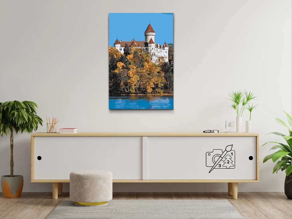 Gario Maľovanie podľa čísel Konopisko Rozmery: 40 x 60 cm, Rámovanie: S vnútorným rámom