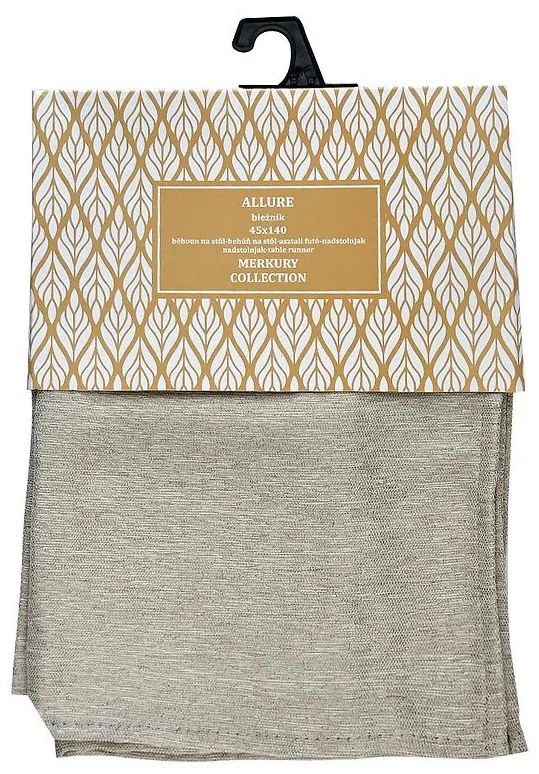 Behúň Allure béžová 45x140