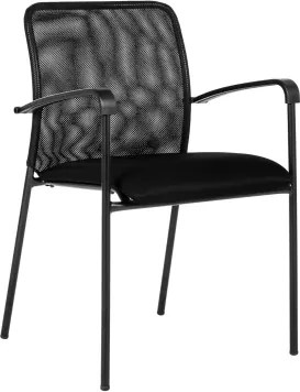 Konferenčná stolička Spider, čierna látka%