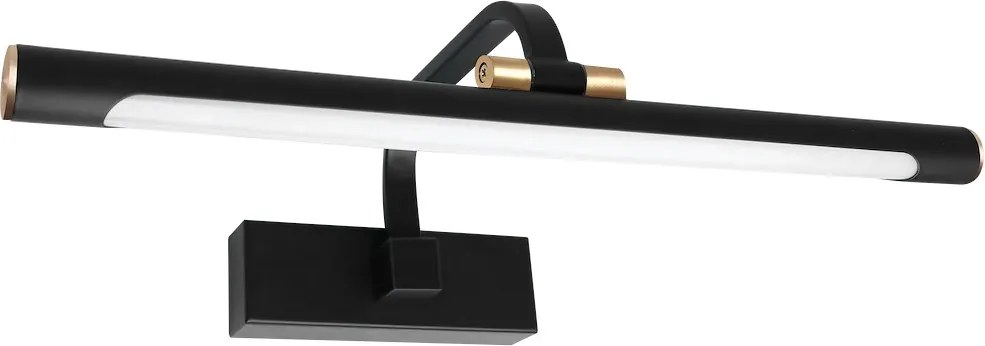 Nástenné LED svietidlo Vinci, 1x LED 12w, 4000k, (fi 40cm), b/g