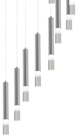 Luster na lanku ICE 12xLED/1W/230V