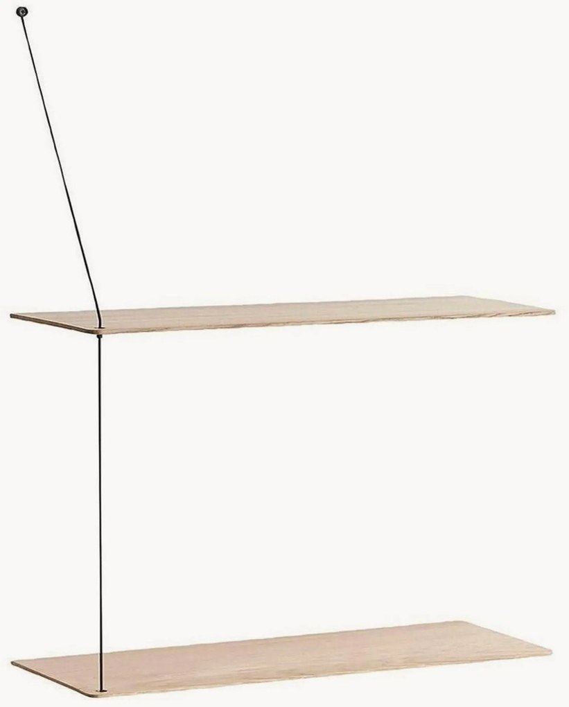 Nástenná polica z dubového dreva Stedge