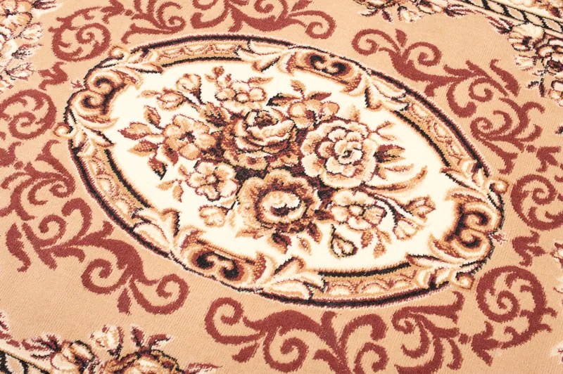 TA Koberec F739A TMAVOBÉŽOVÝ ATLAS PP Rozmer: 200x300 cm