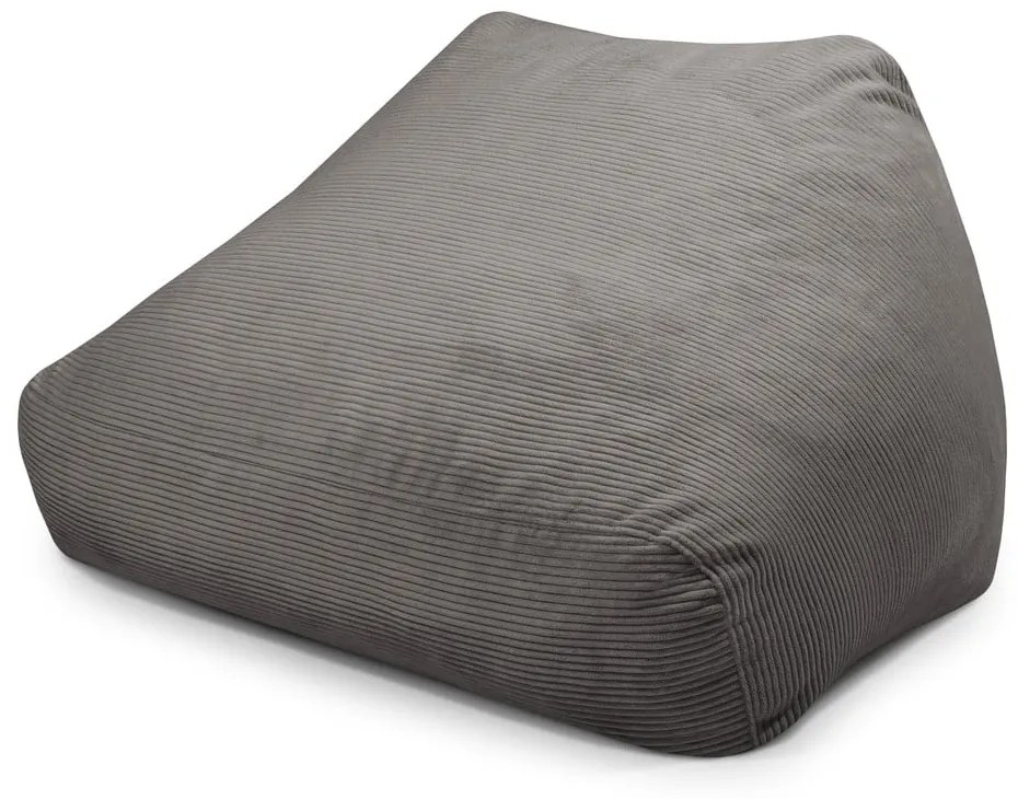 Tmavosivý menčestrový sedací vak Sofa Snug – SLOWDOWN