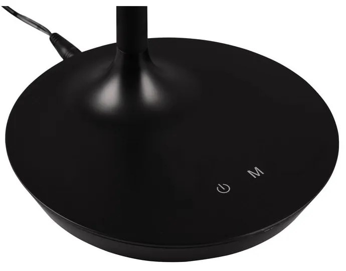 Čierna LED stolová lampa (výška 38 cm) Toro – Trio