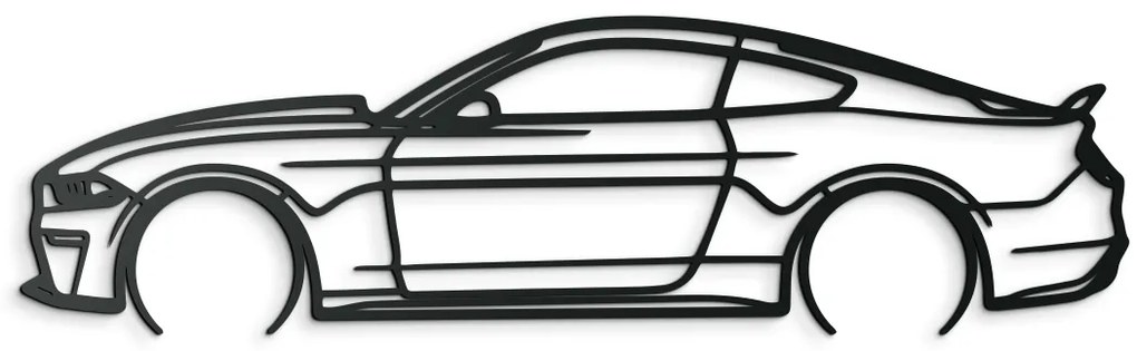 drevko Obraz na stenu Chevrolet Camaro Rozmer obrazu: 23 x 86 cm, Farba dekorácie: Čierna
