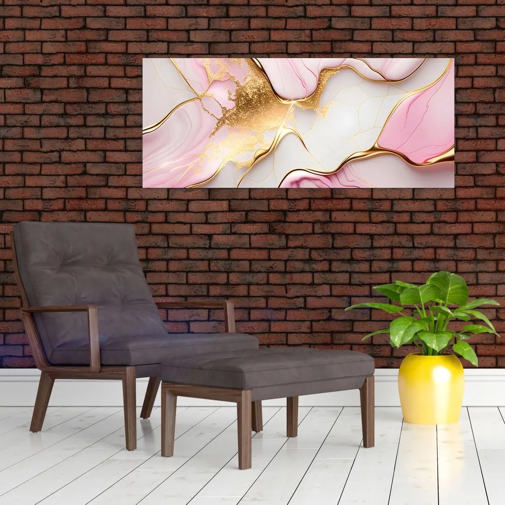 Obraz - Mramorový design (120x50 cm)