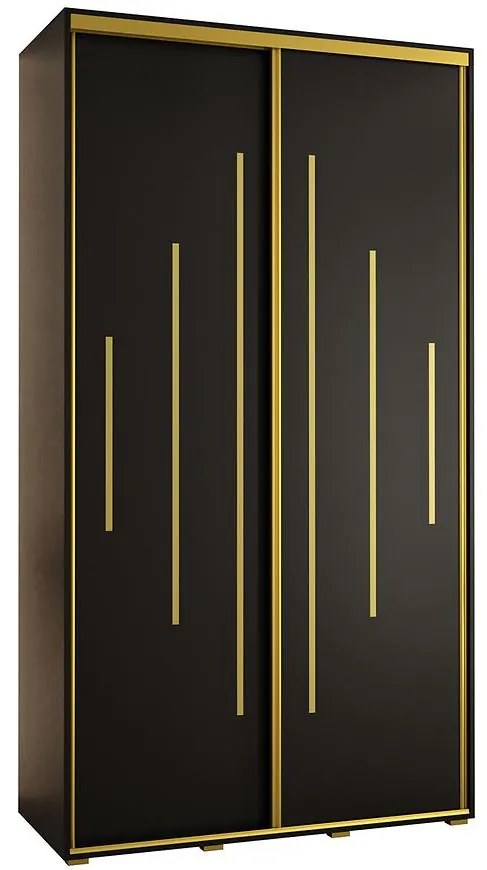 Skriňa 45 Canaris 12 130 čierna/gold