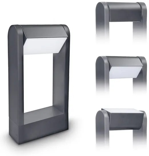 Brilagi - LED Vonkajšia lampa CROTONE LED/7W/230V antracit IP54 30 cm