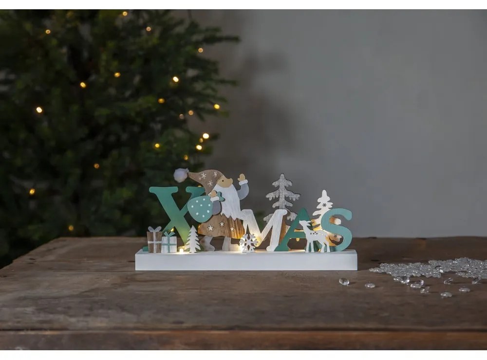 Biela svetelná dekorácia s vianočným motívom Reinbek – Star Trading